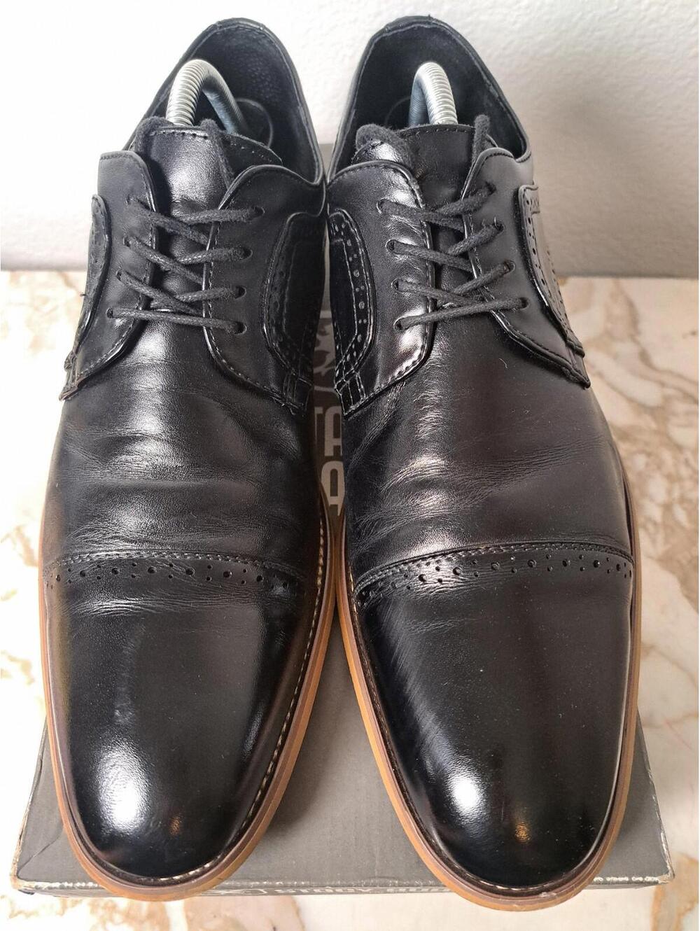 Stacy Adams Mens shoes Dickinson Cap Toe Oxford classic Black Leather